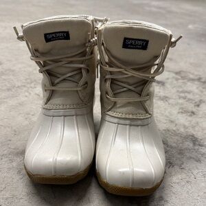 Sperry Kids' Tan and Cream Boots